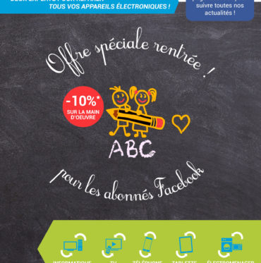 Offre spéciale abonnés facebook