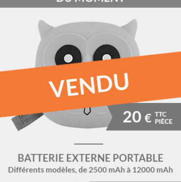 Batteries externes portables