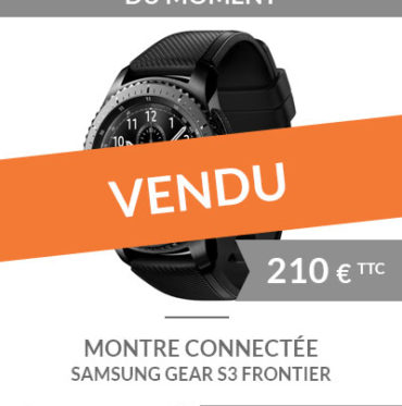 Montre connectée SAMSUNG GEAR S3 FRONTIER