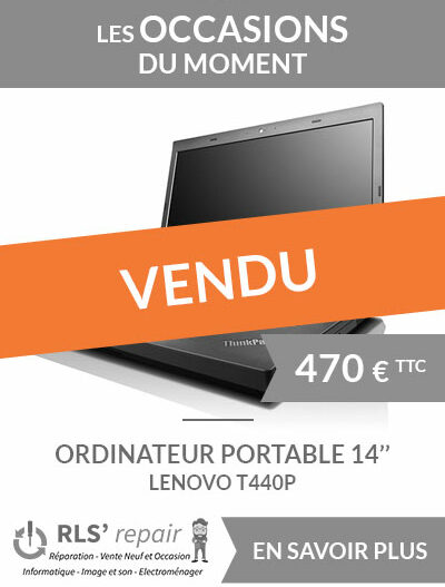 Ordinateur portable 14’’ LENOVO T440P d'occasion