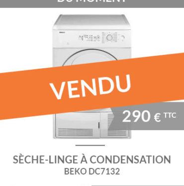Sèche-linge à condensation BEKO DC7132 d'occasion