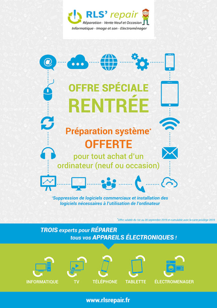 Offre spéciale rentrée : la préparation système OFFERTE