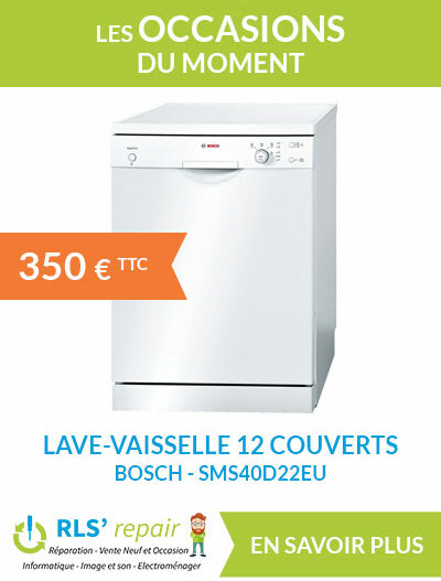 Occasion : Lave-vaisselle 12 couverts BOSCH SMS40D22EU