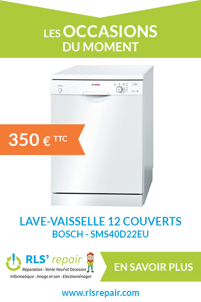 Occasion : Lave-vaisselle 12 couverts BOSCH SMS40D22EU