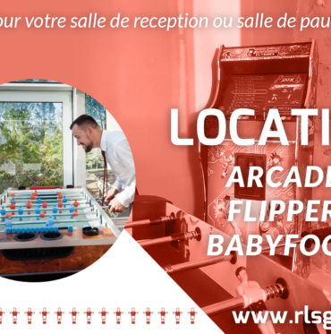 Location de baby-foot, flipper et borne d’arcade, en Maine-et-Loire